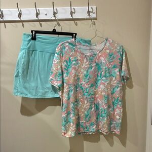 Coral Bay skort and tee